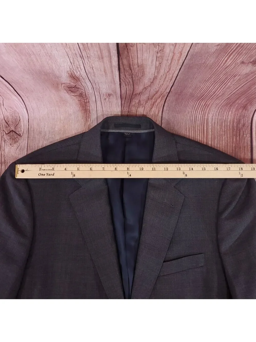 J. Crew Ludlow Slim Fit Charcoal Gray Wool Suit Jacket J3272 Tollengo 1900